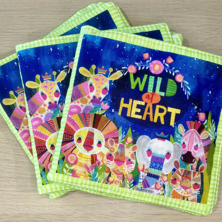 Wild at Heart Fabric Book