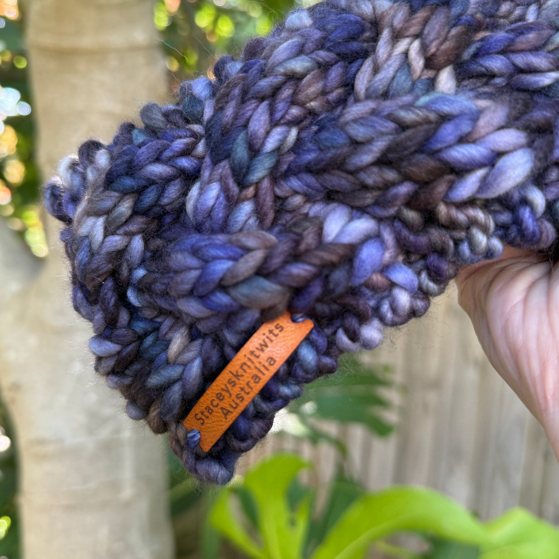 Merino Headband, Stretchy Hand Knitted Earwarmers