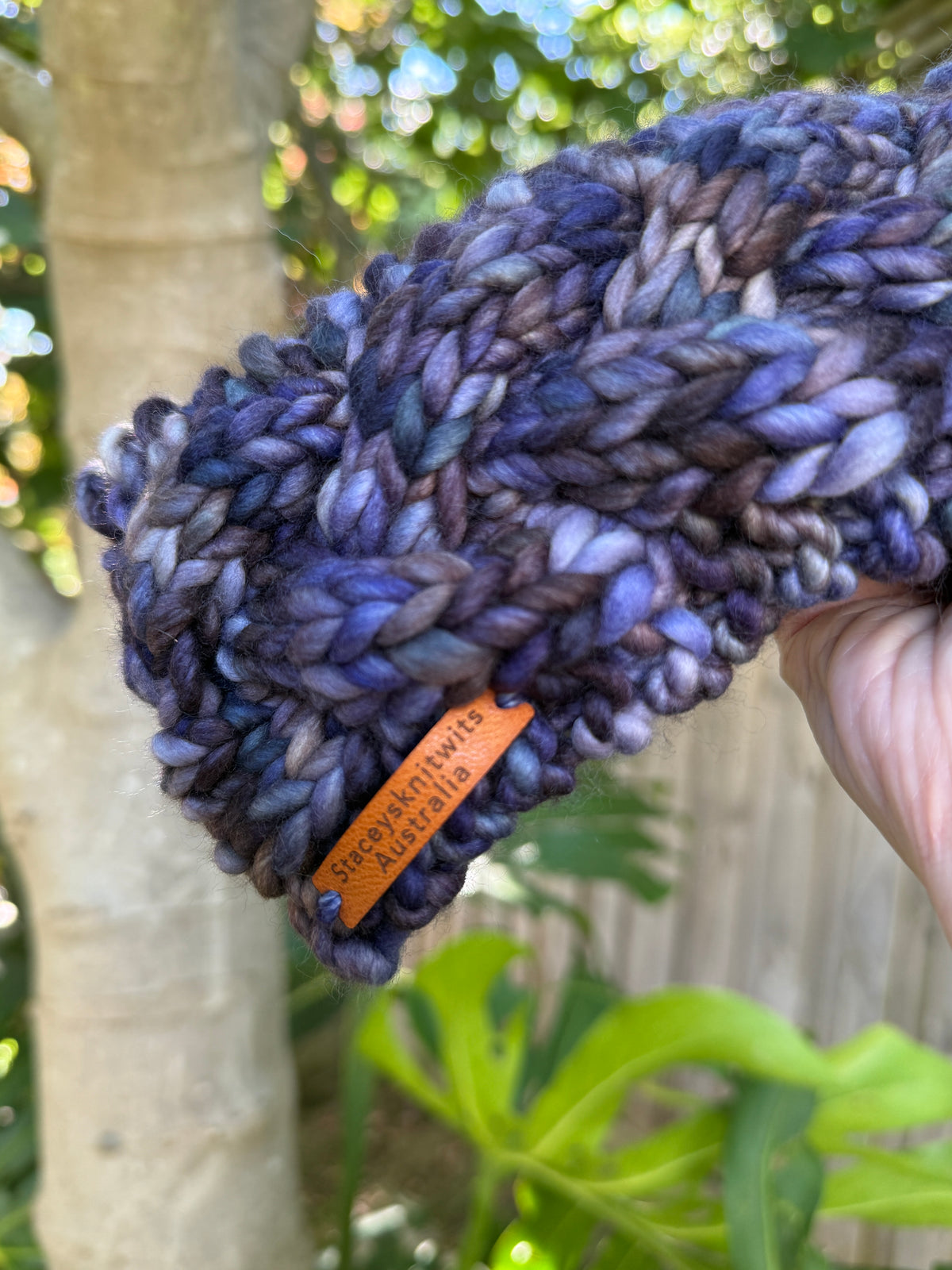 Merino Headband, Stretchy Hand Knitted Earwarmers