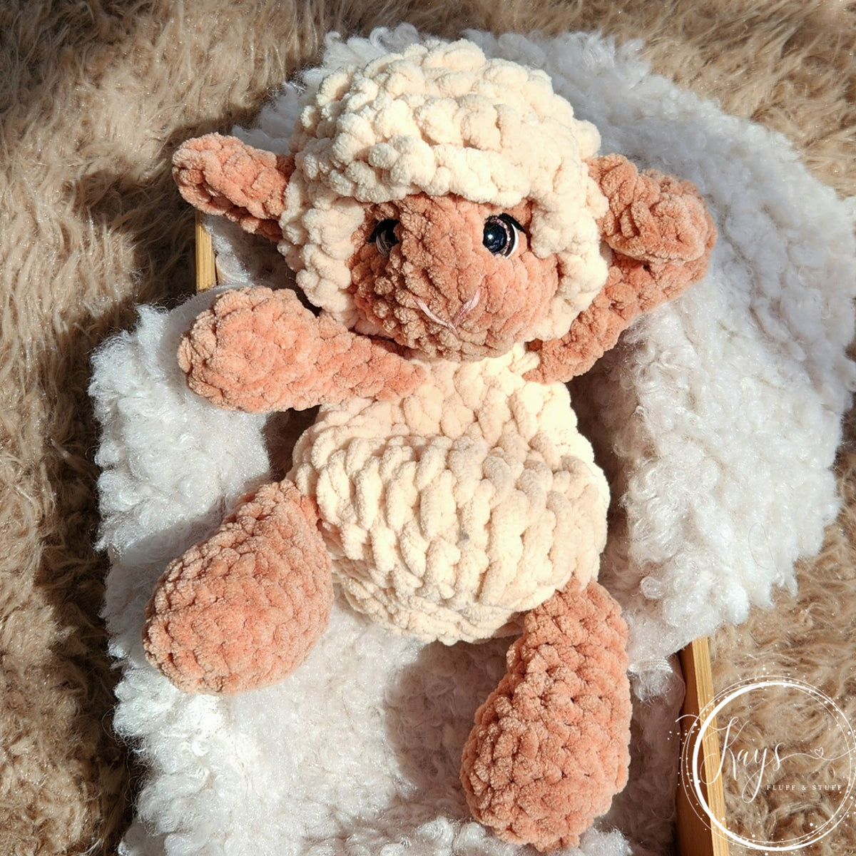 Handmade Crochet Lamb – Soft-Bodied Snuggler