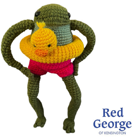 Frog - crochet toy