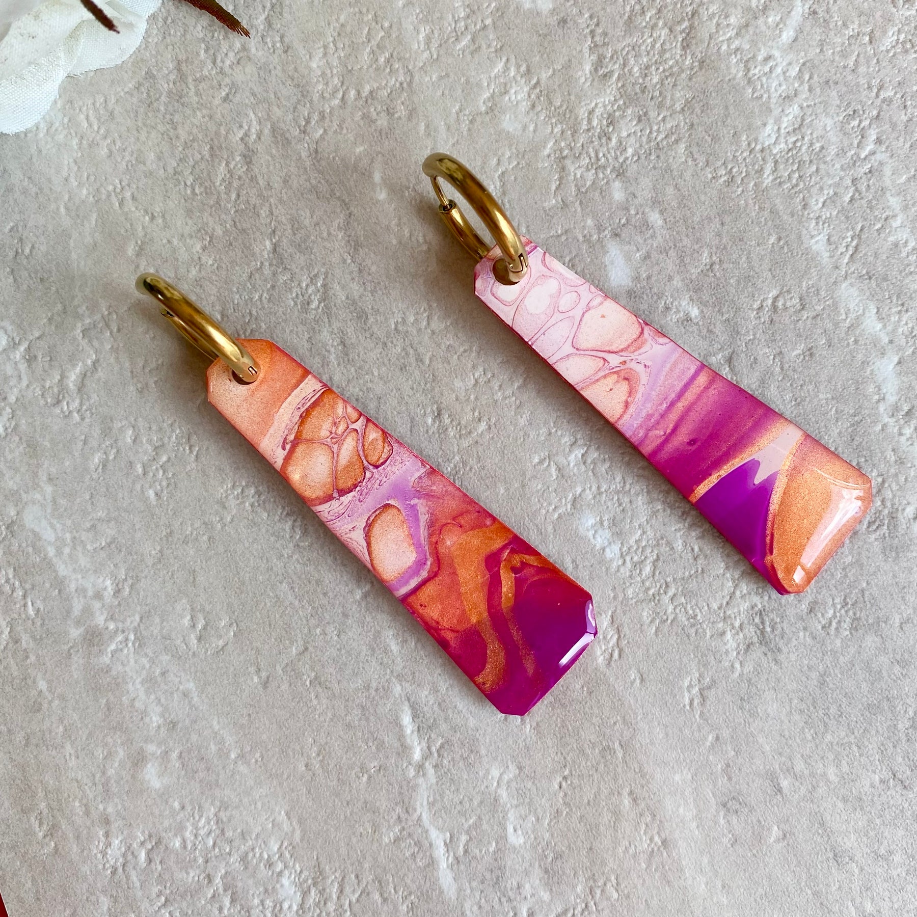 Colourful Art Handmade Earrings