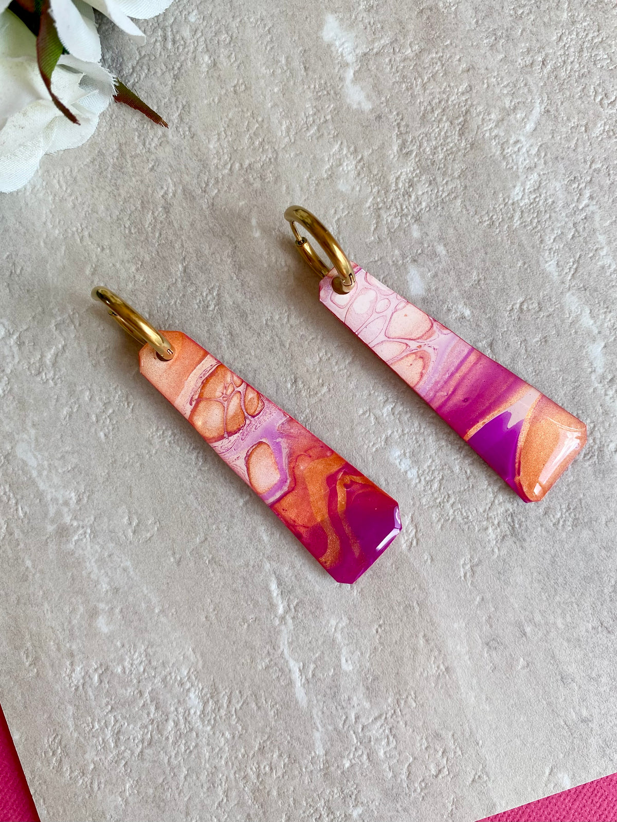 Colourful Art Handmade Earrings