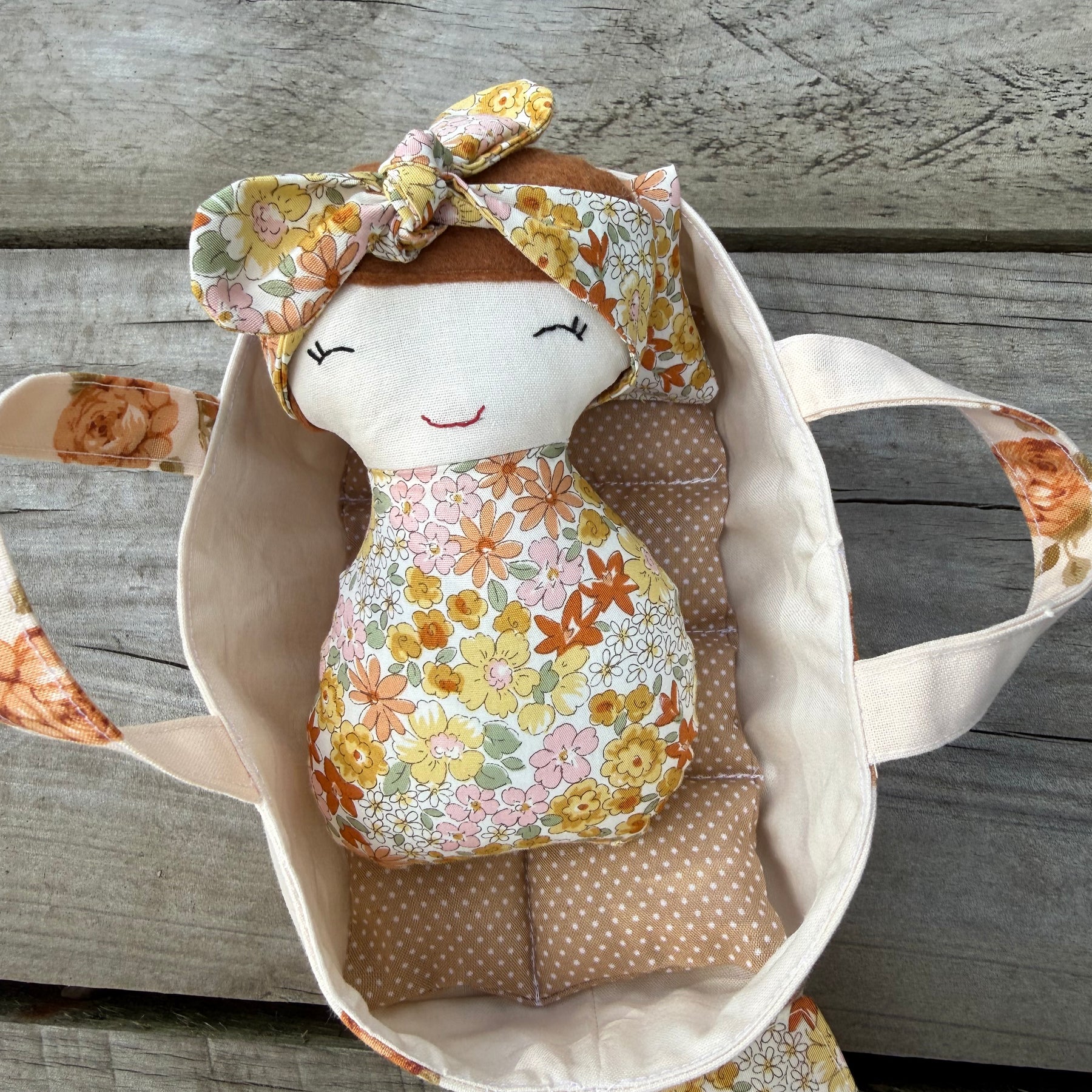 Baby doll and carry baskets playset