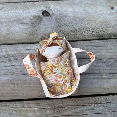 Baby doll and carry baskets playset