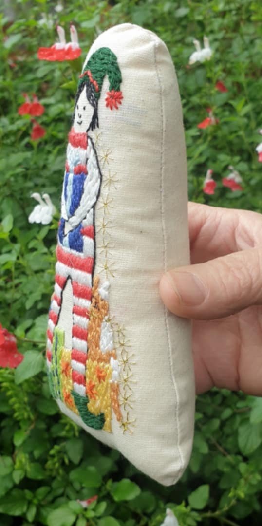 Collections textile little person character Matilda