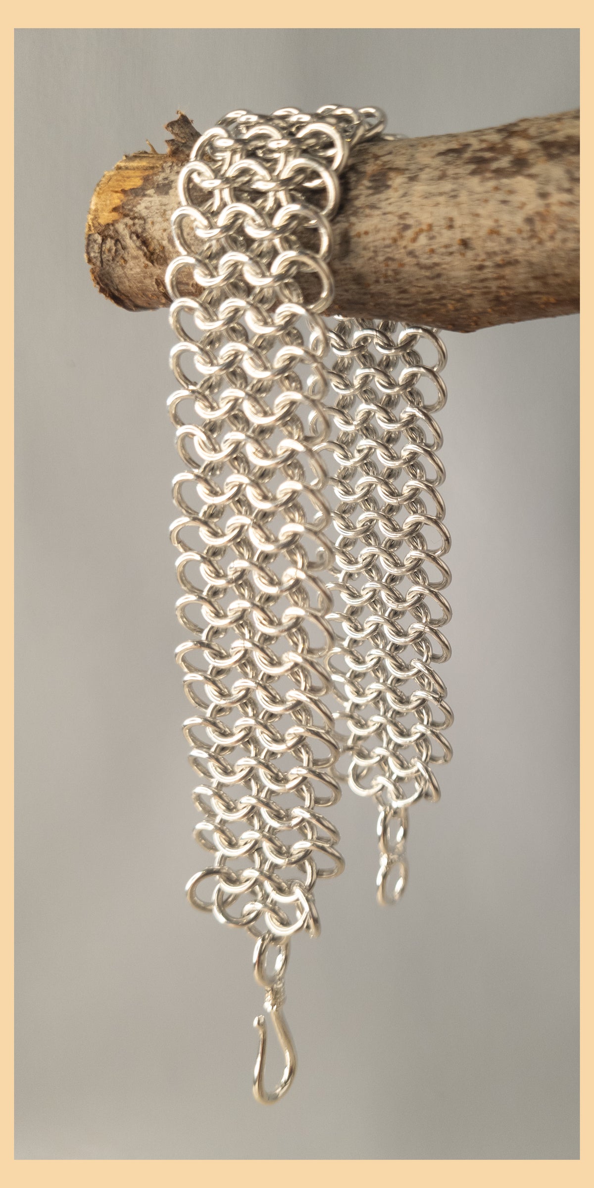 Chainmaille European 4 in 1 Weave Bracelet