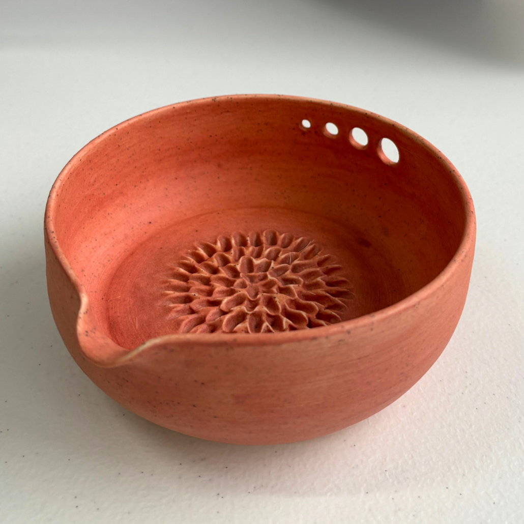 Ceramic Garlic Grater Bowl