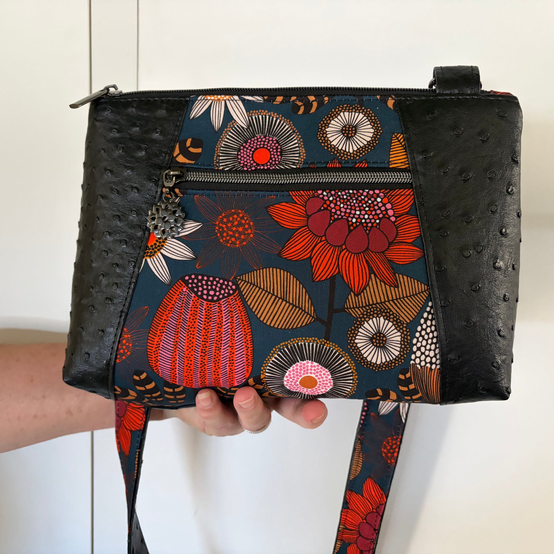Native Flowers Crossbody Bag