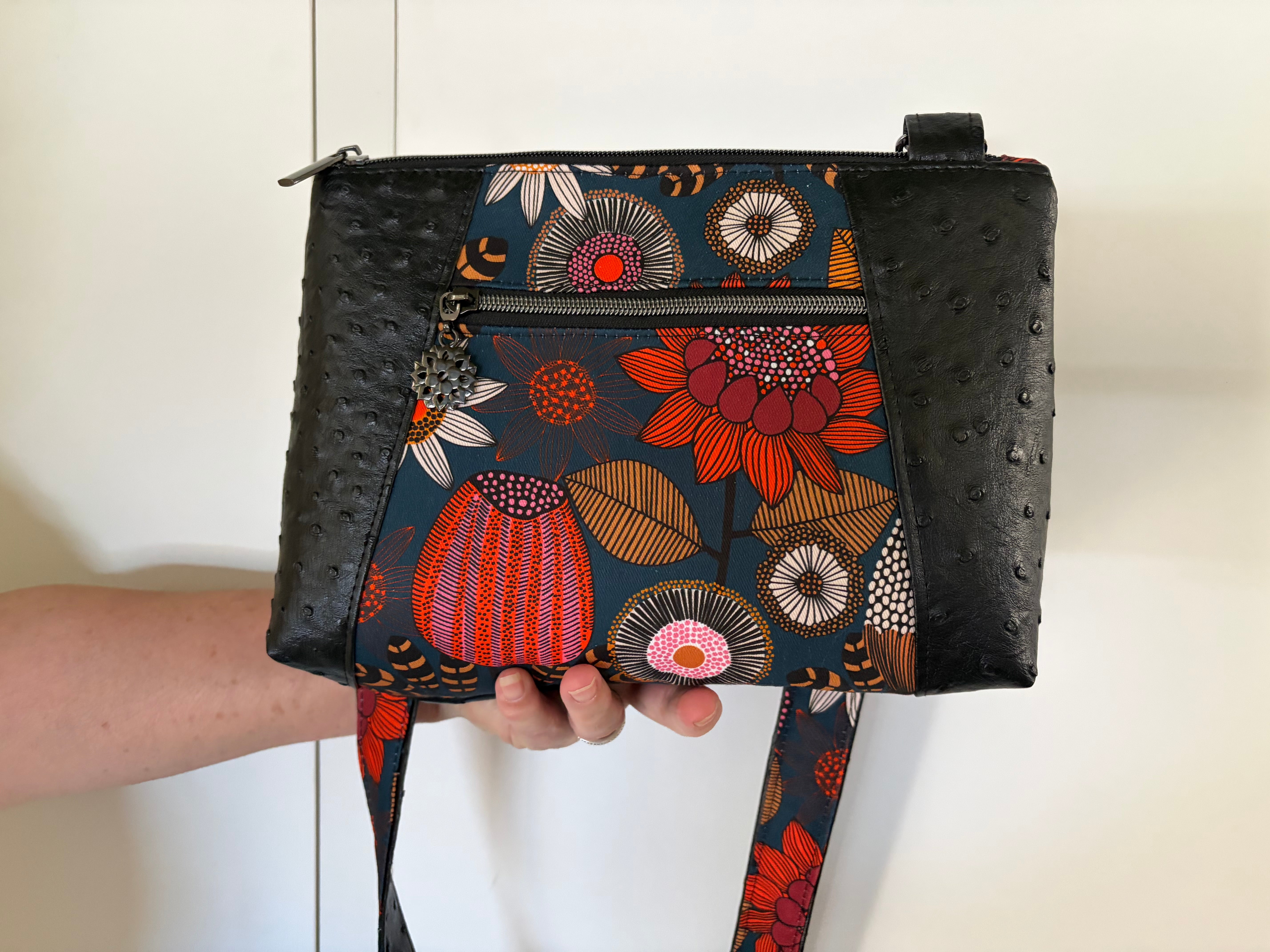 Native Flowers Crossbody Bag