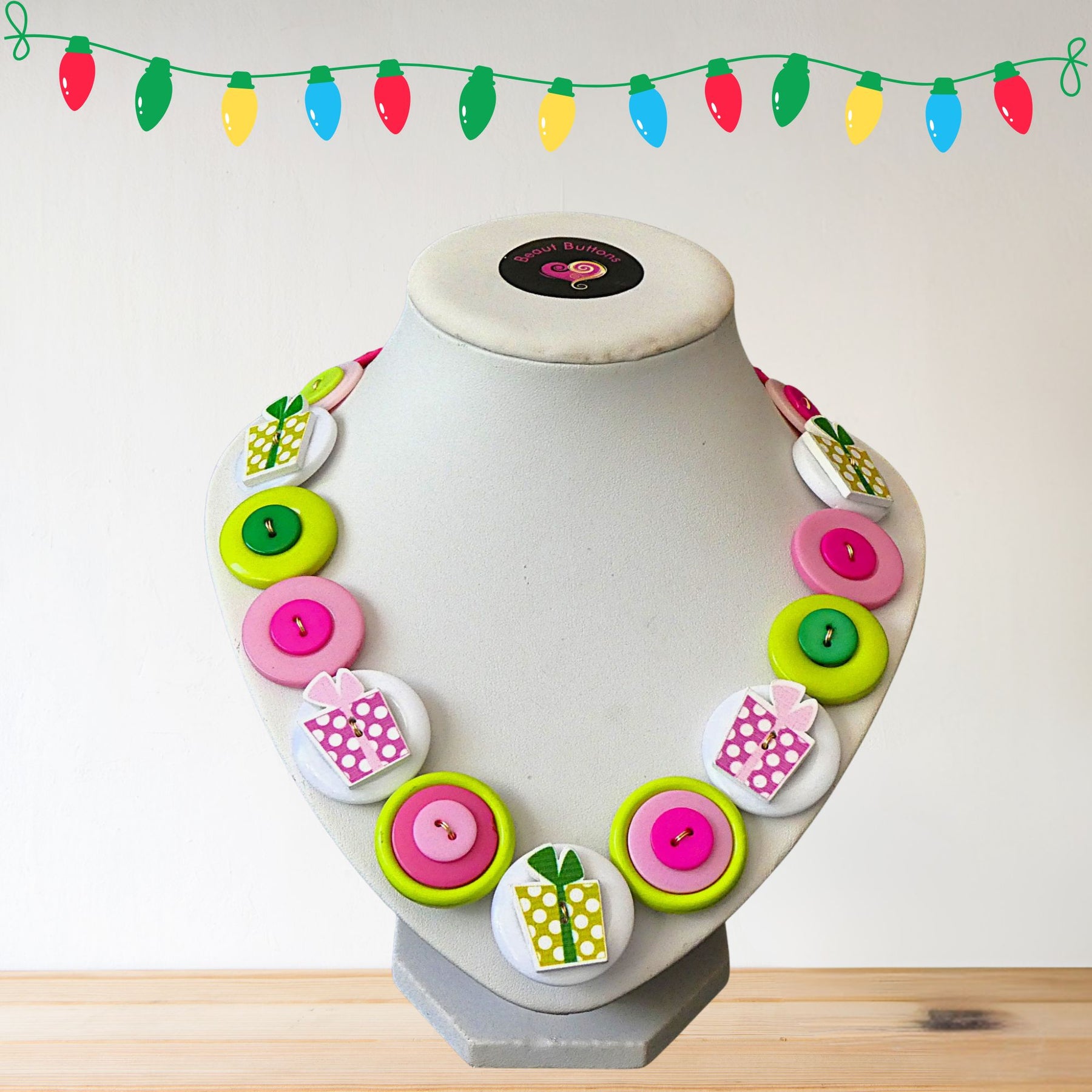 Birthday or Christmas necklace - Lets Celebrate!