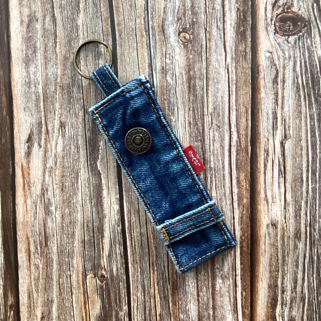 Upcycled Denim Key Ring Fob - Levi's