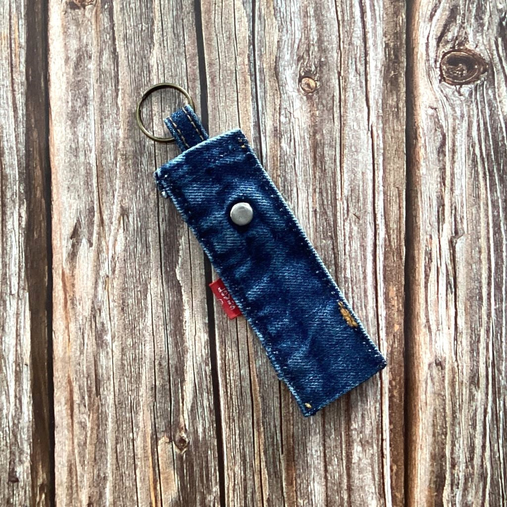 Upcycled Denim Key Ring Fob - Levi's