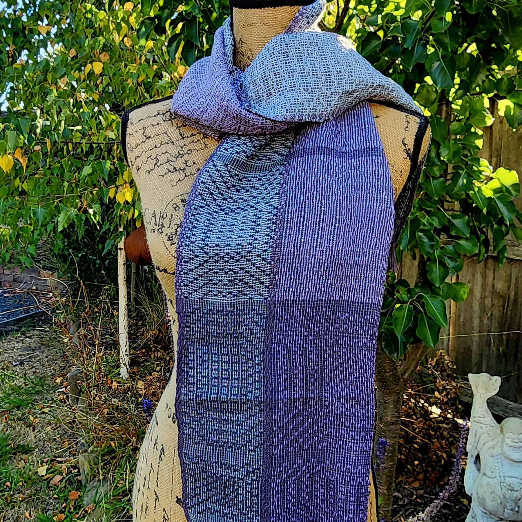 Handwoven Linen & Cotton scarf