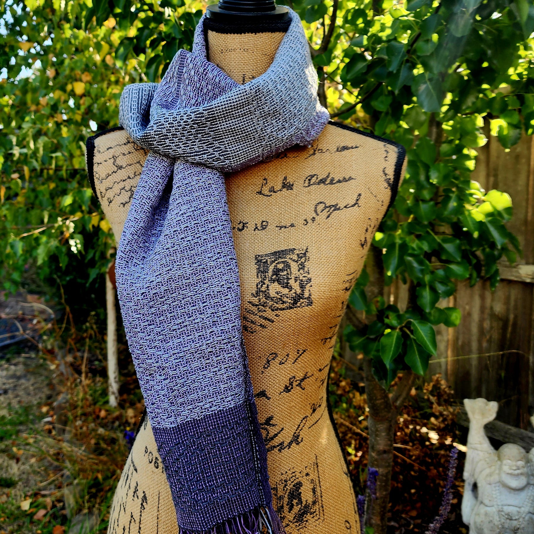 Handwoven Linen & Cotton scarf