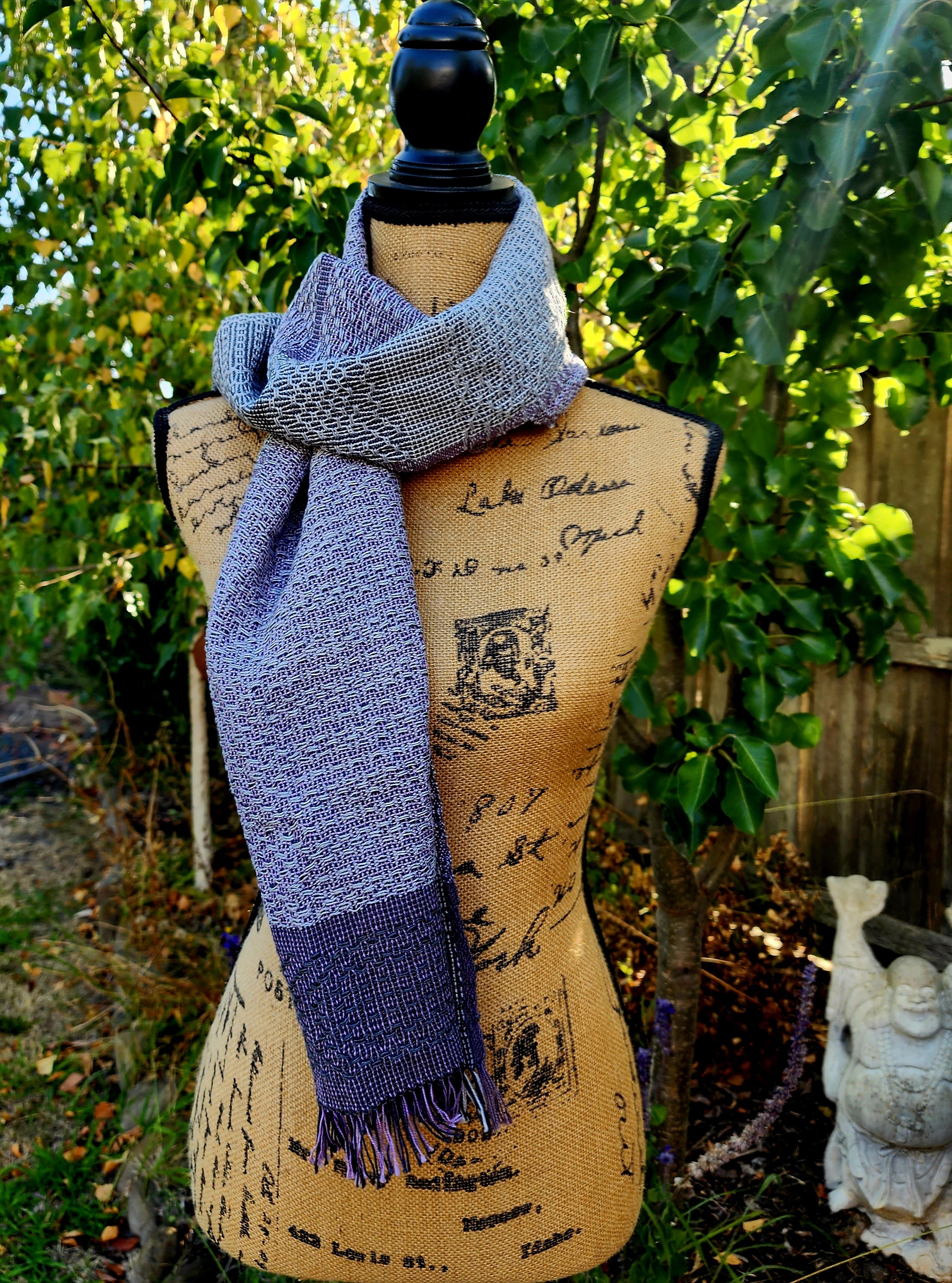 Handwoven Linen & Cotton scarf