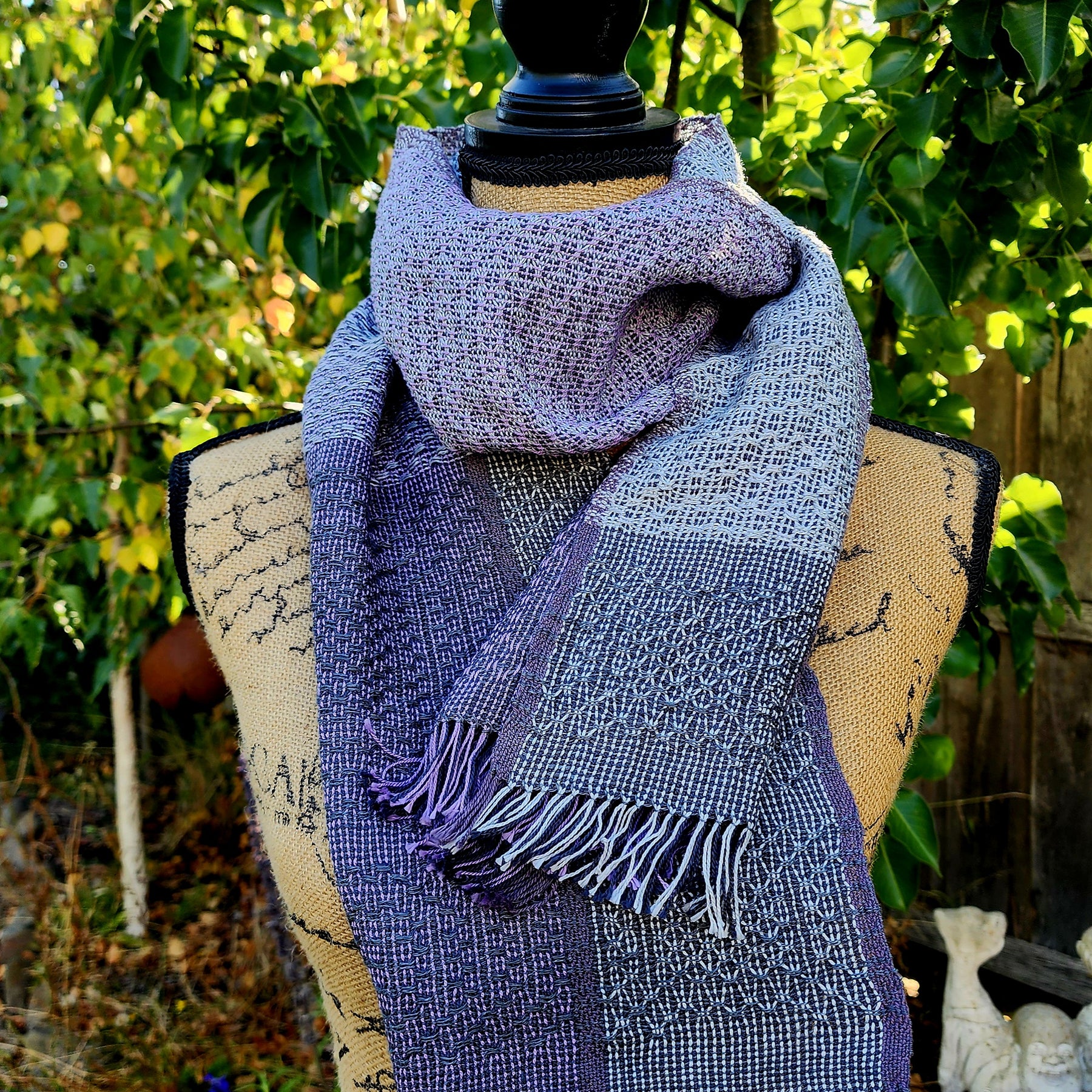 Handwoven Linen & Cotton scarf
