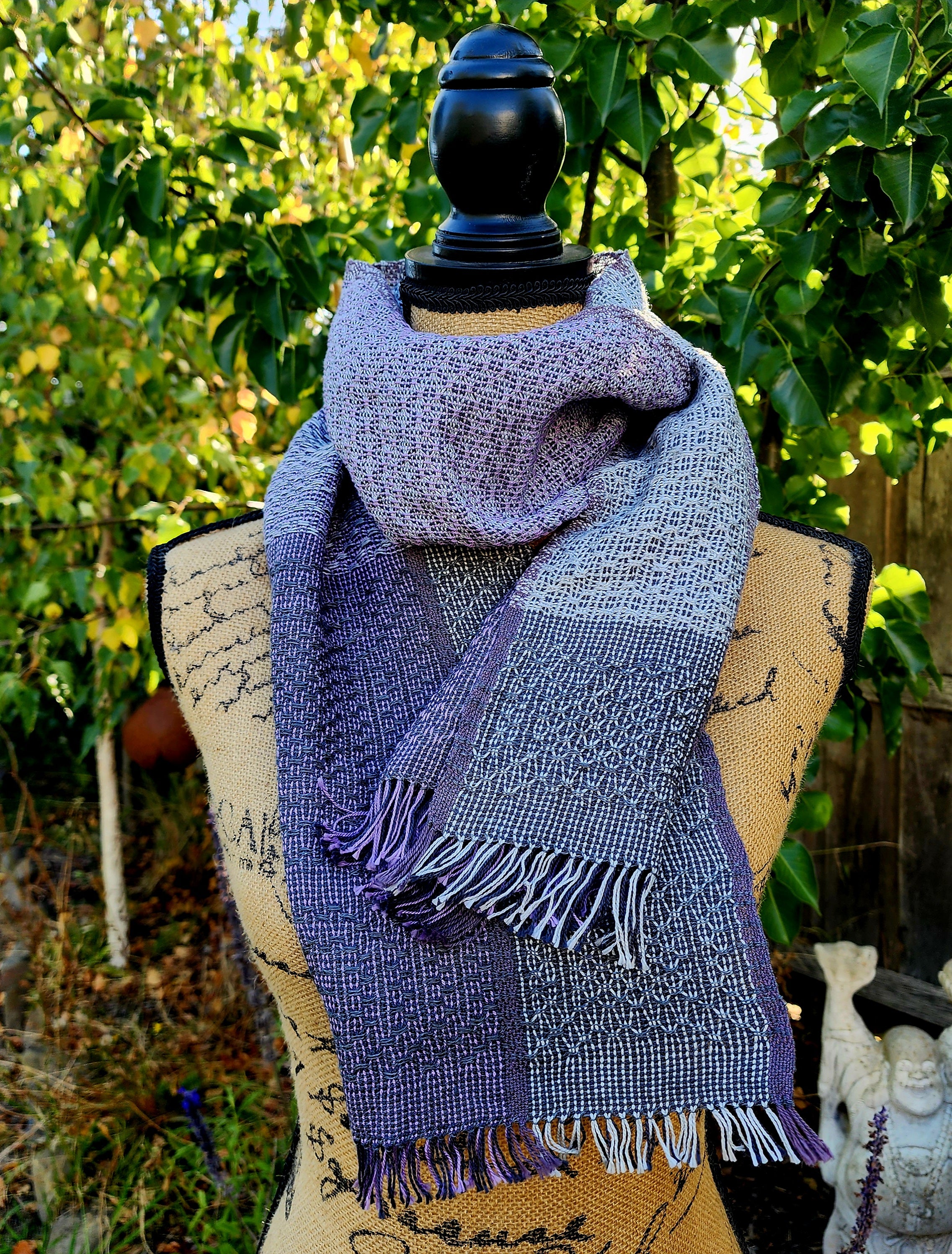 Handwoven Linen & Cotton scarf