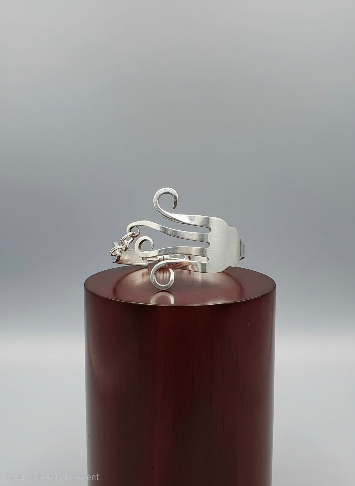 Silver Plated Fork Bracelet