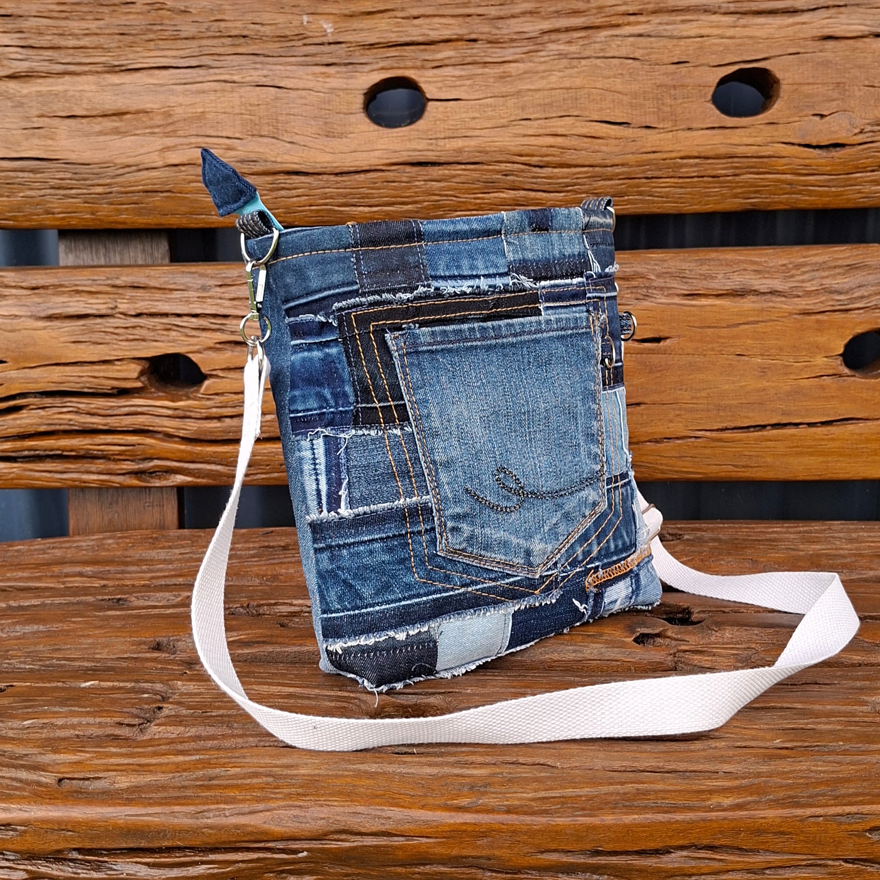 Gender-Neutral 'Patchy-patchy' Crossbody Bag