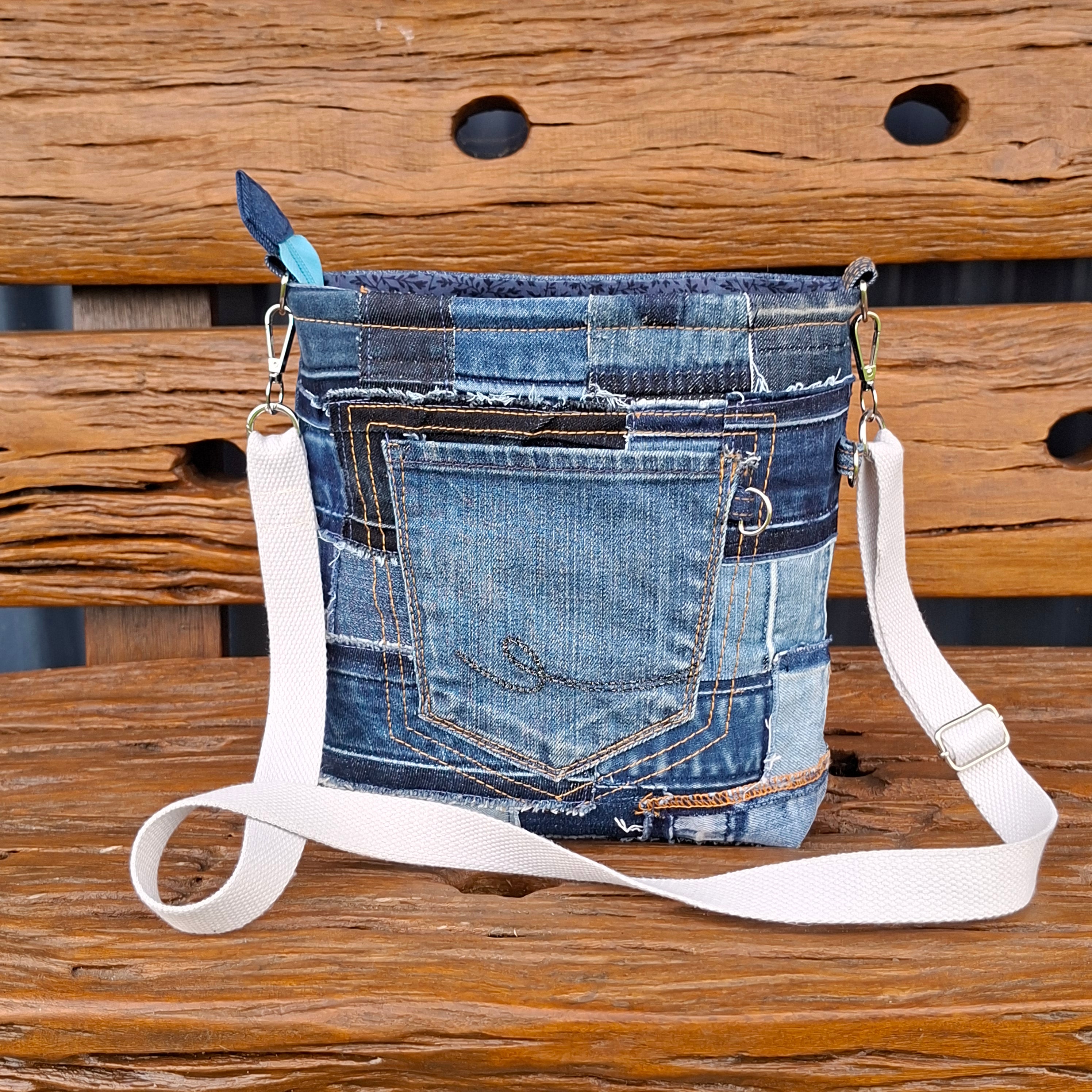 Gender-Neutral 'Patchy-patchy' Crossbody Bag