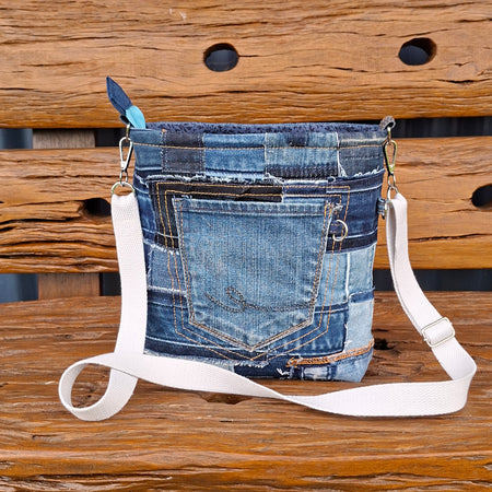 Gender-Neutral 'Patchy-patchy' Crossbody Bag