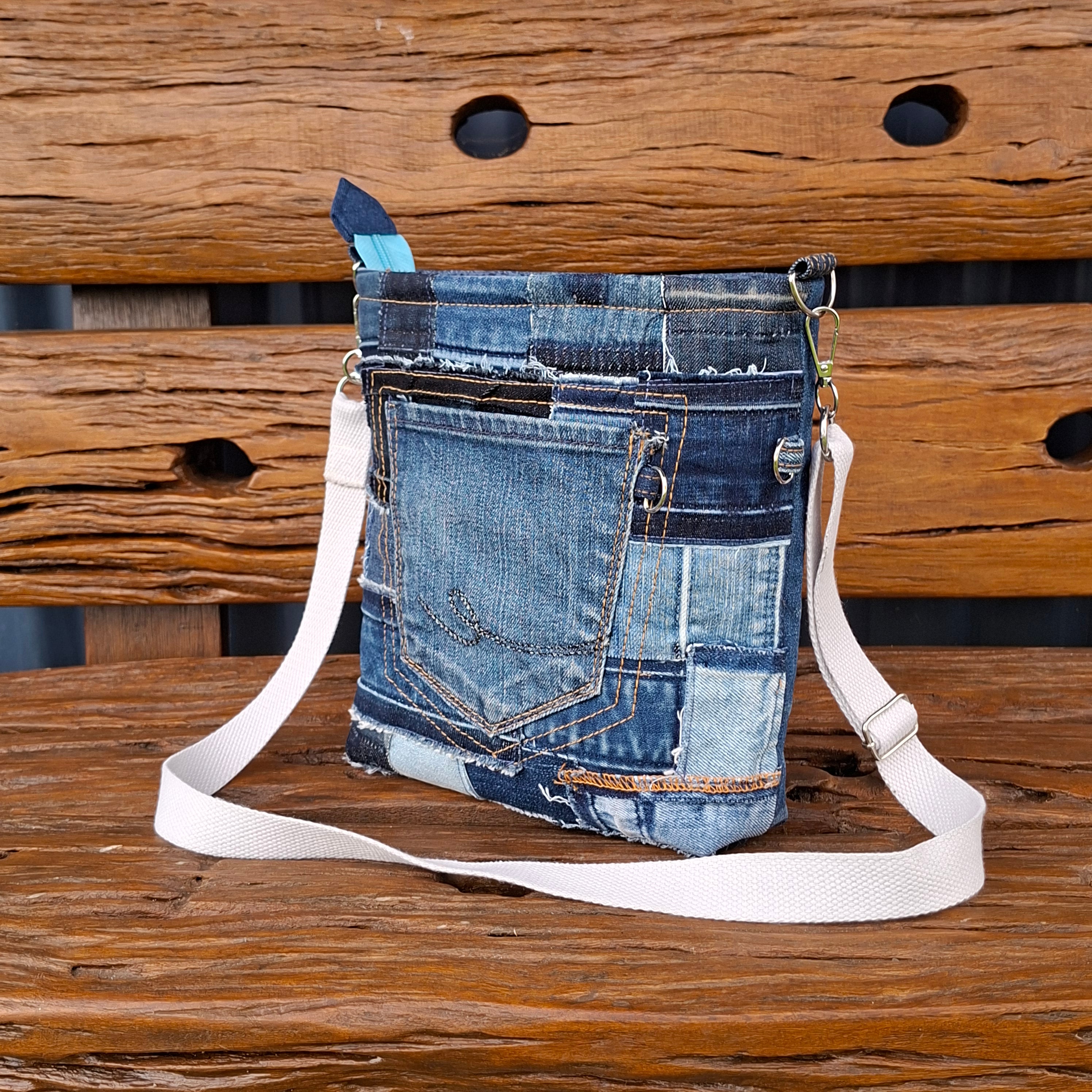 Gender-Neutral 'Patchy-patchy' Crossbody Bag