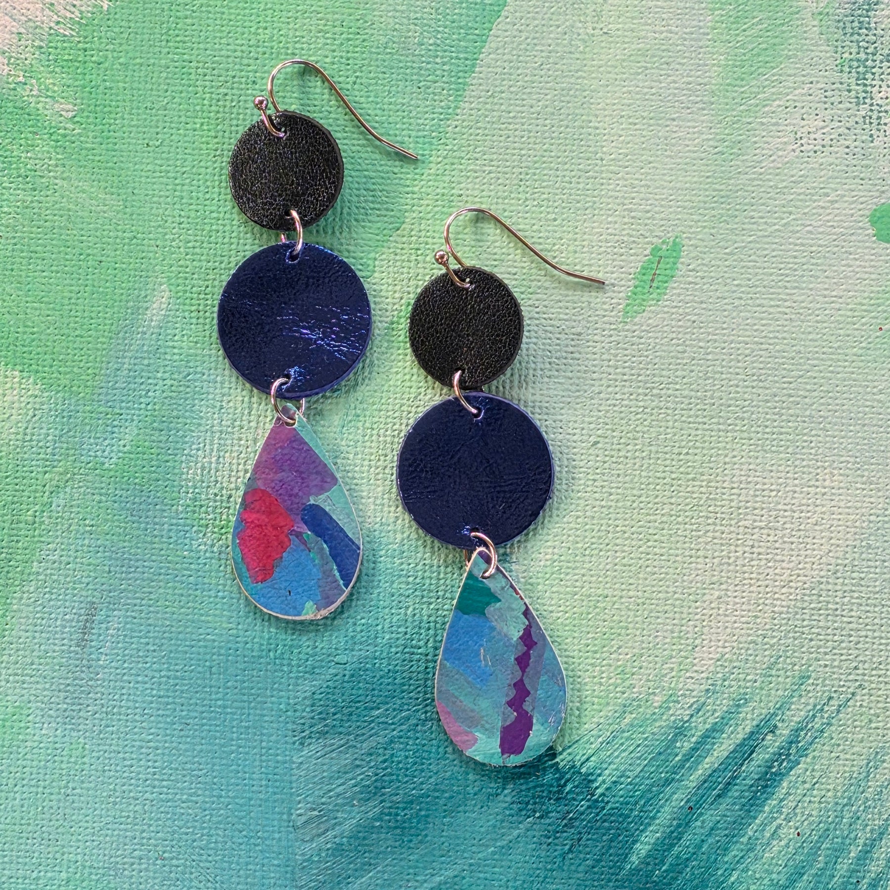 Dolce Musa Leather Earrings (pendant edition) – Ocean Jewel