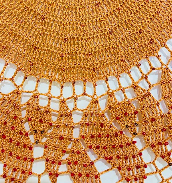 Crocheted Sun Mandala