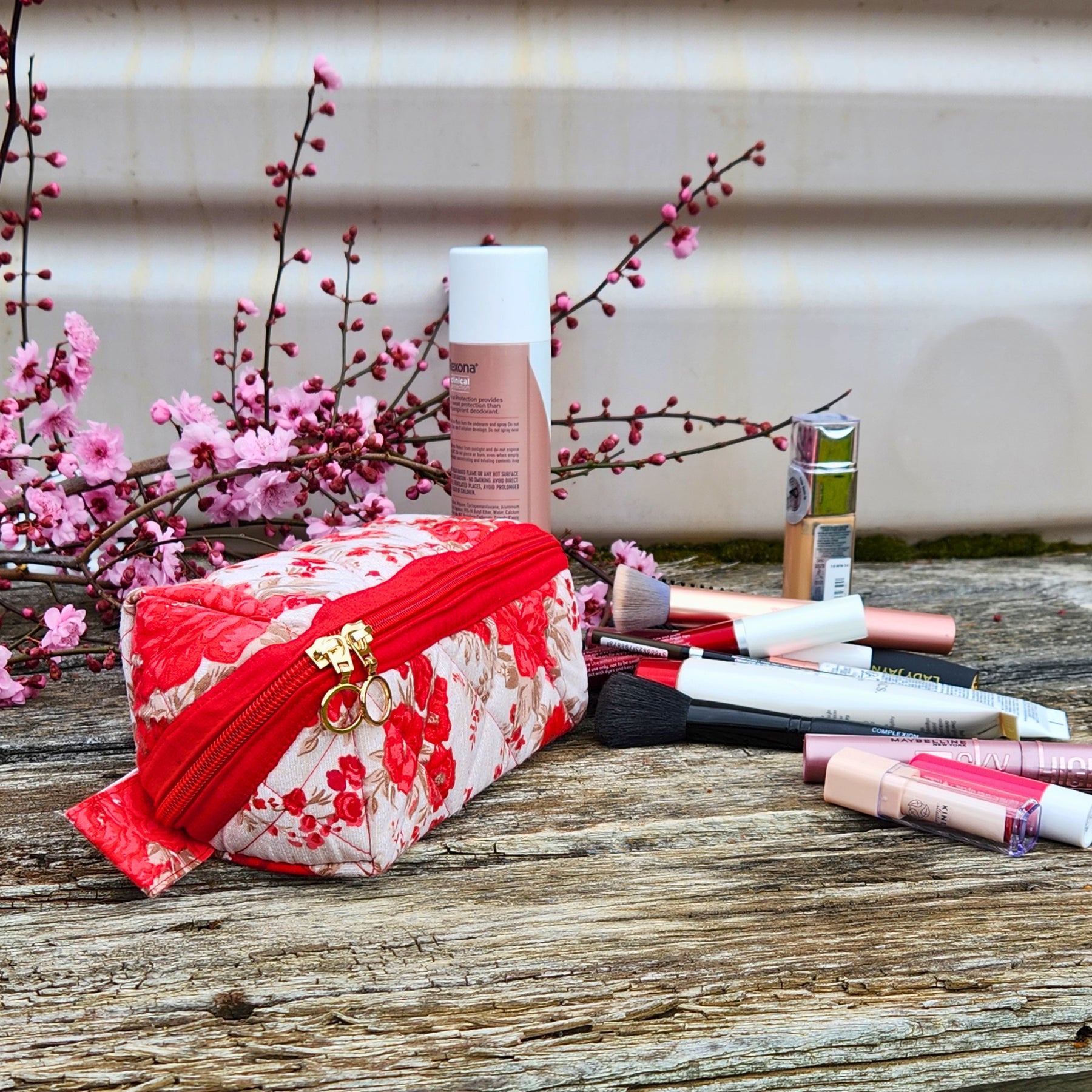 Open Tray Zippered Pouch