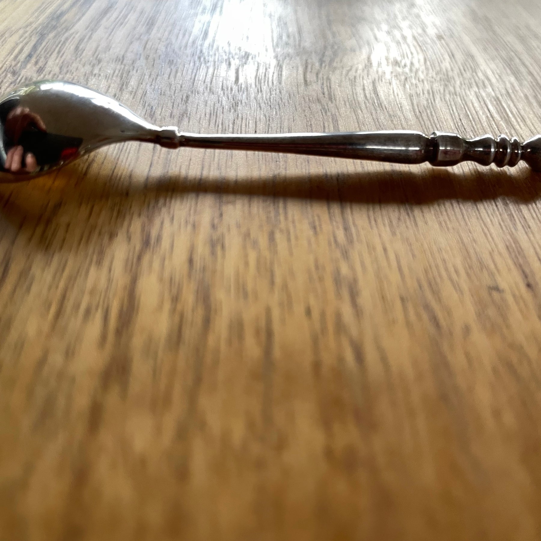 Sterling silver salt spoon