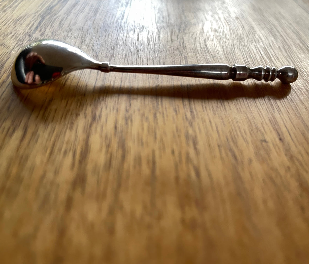 Sterling silver salt spoon