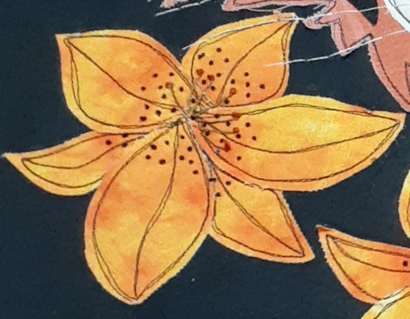 Tiger Lily cushion cover