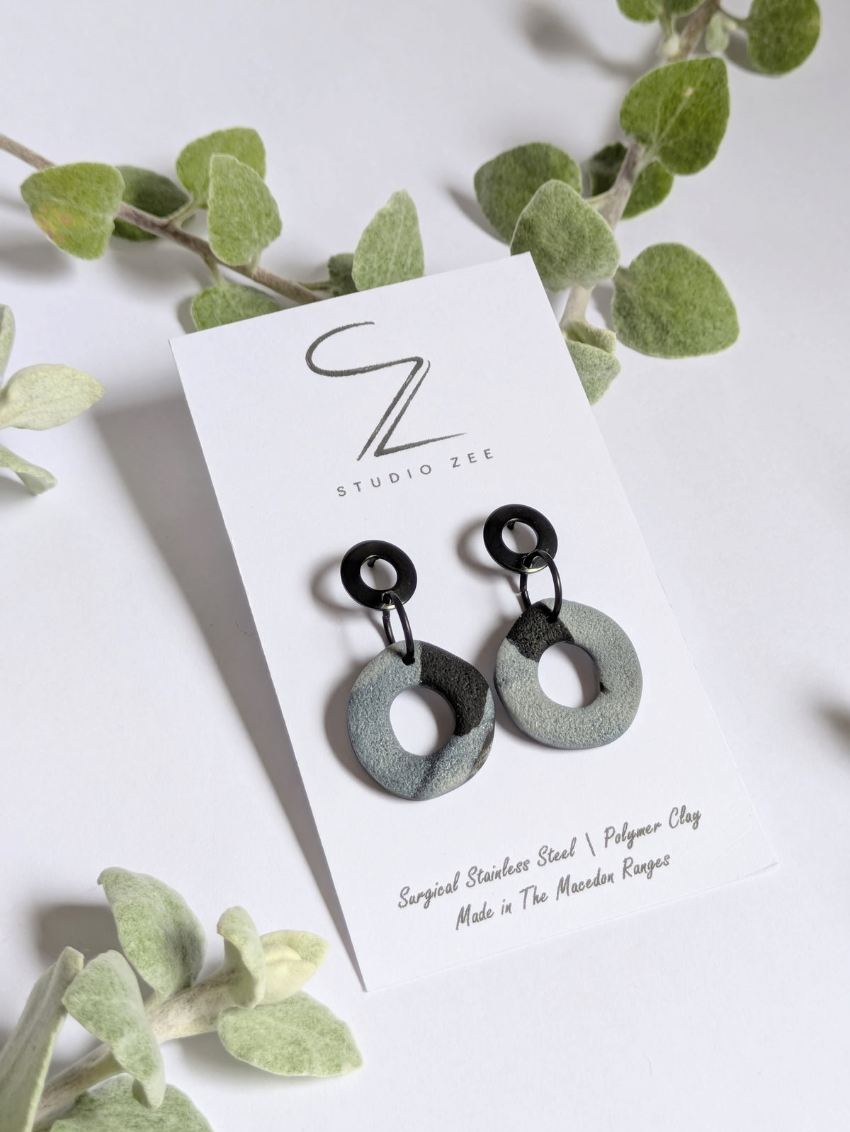Donut Drop Earrings