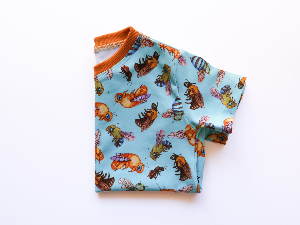 Australian native bees organic cotton tee shirt 2026-27