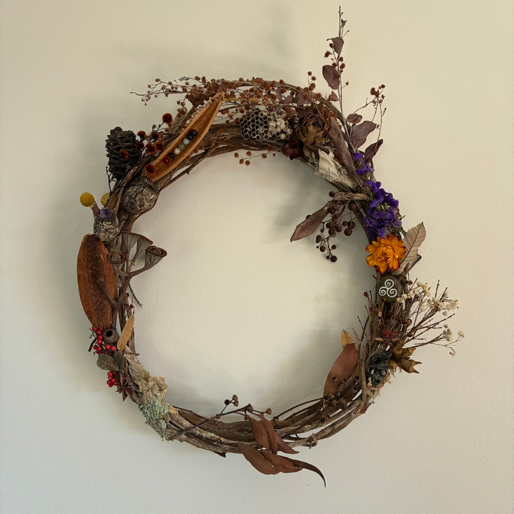 Wreath ~ Mother Nature Wreath (Measures 41cm x 50cm)