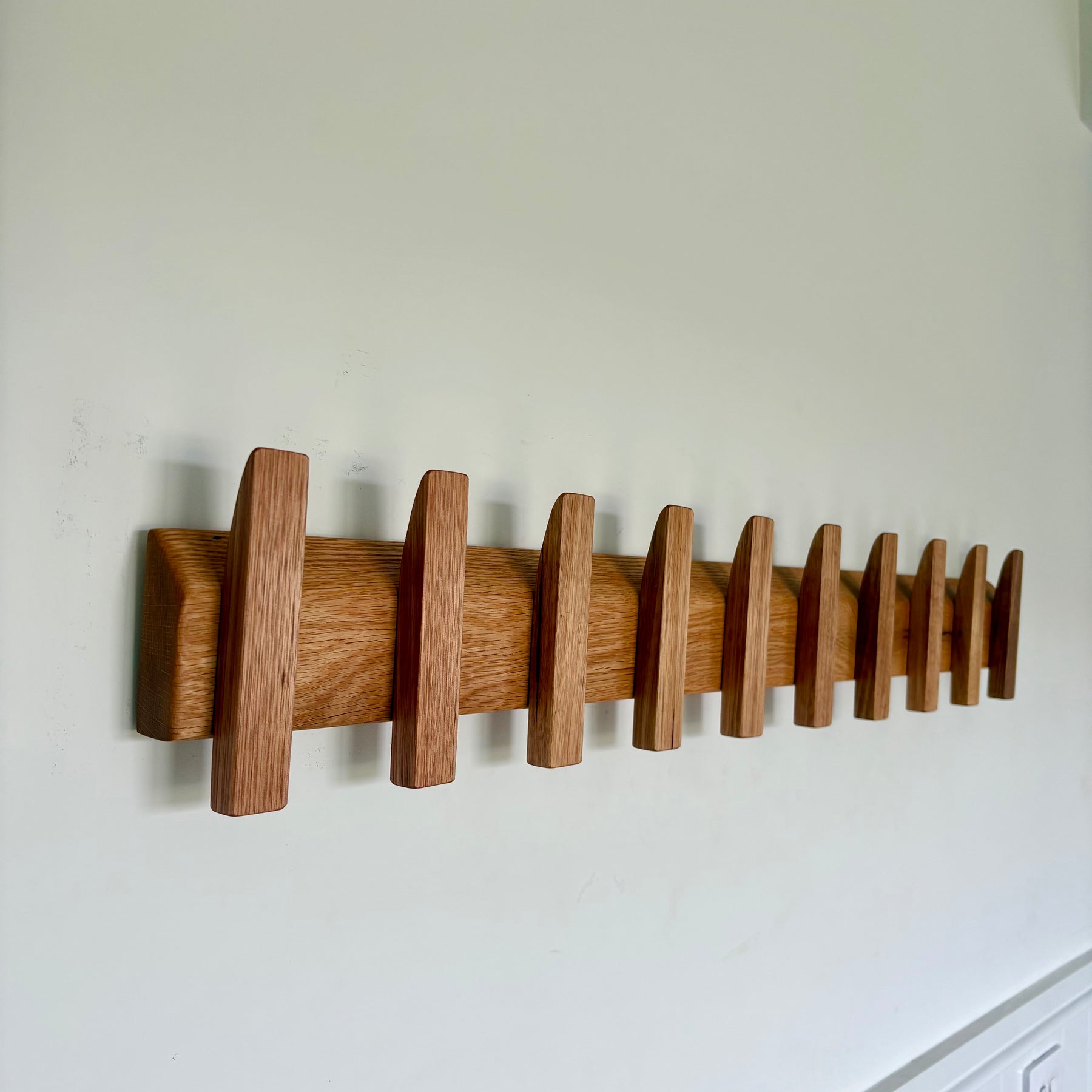No. 3 Tasmanian oak coat rack