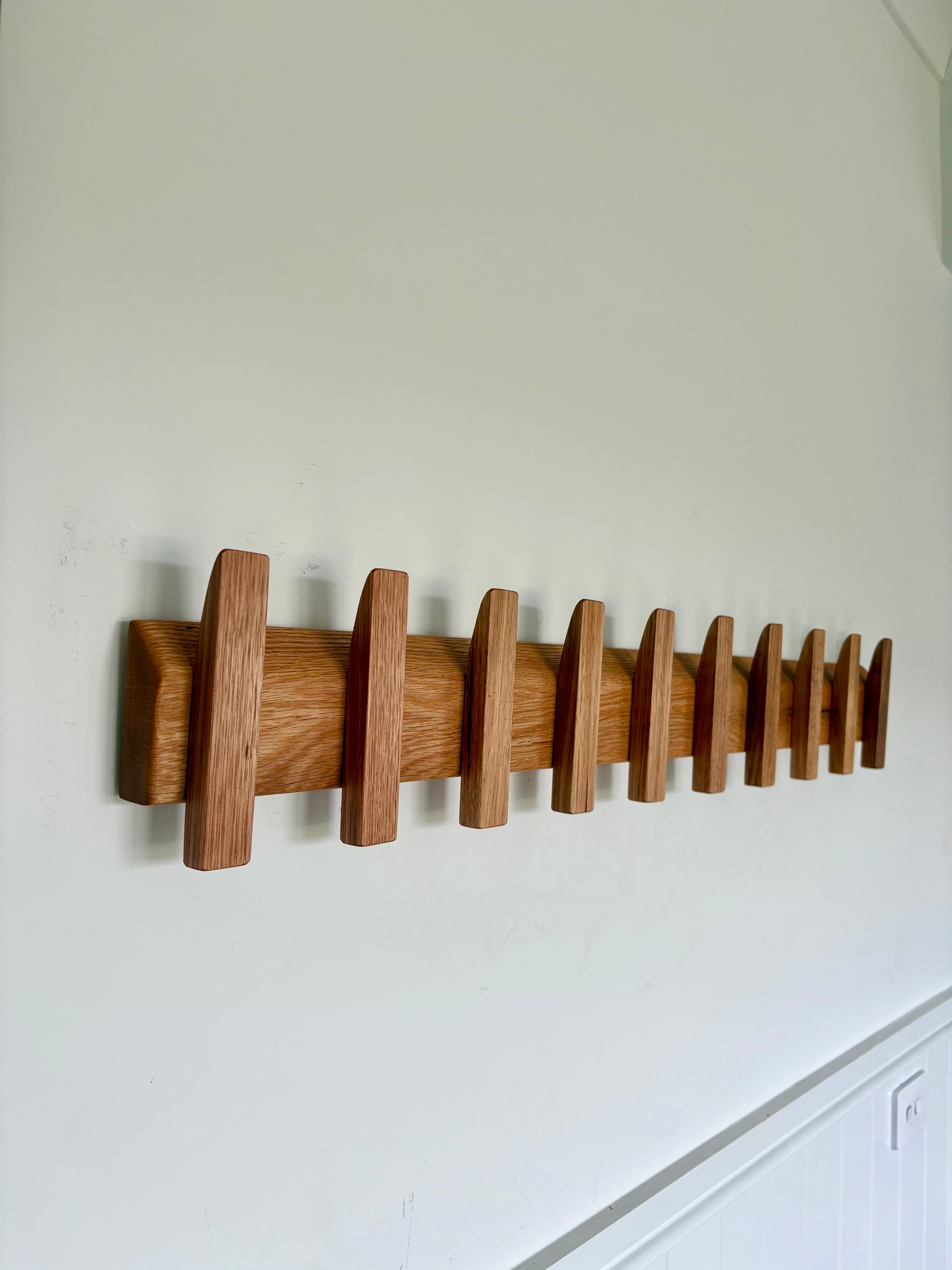No. 3 Tasmanian oak coat rack