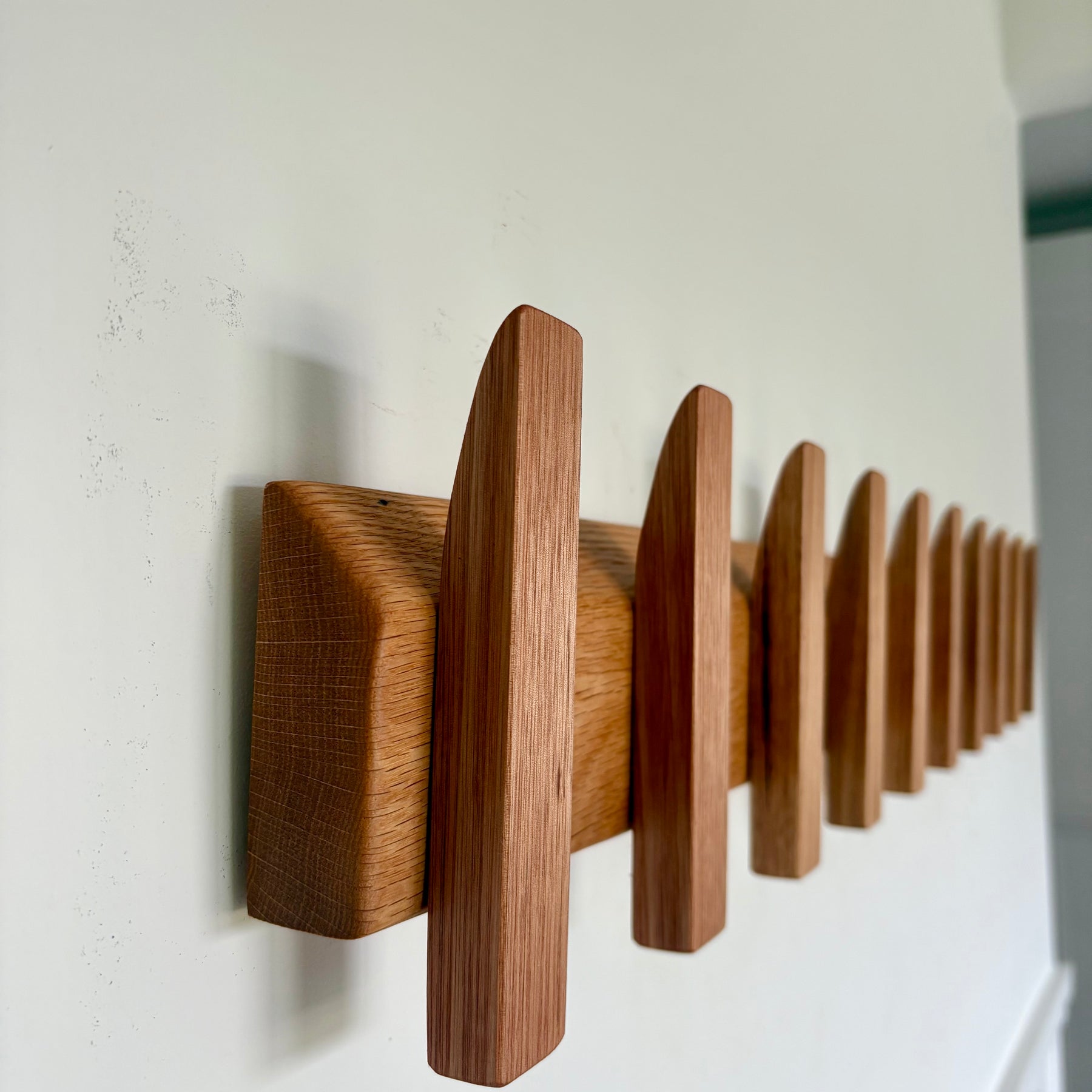 No. 3 Tasmanian oak coat rack