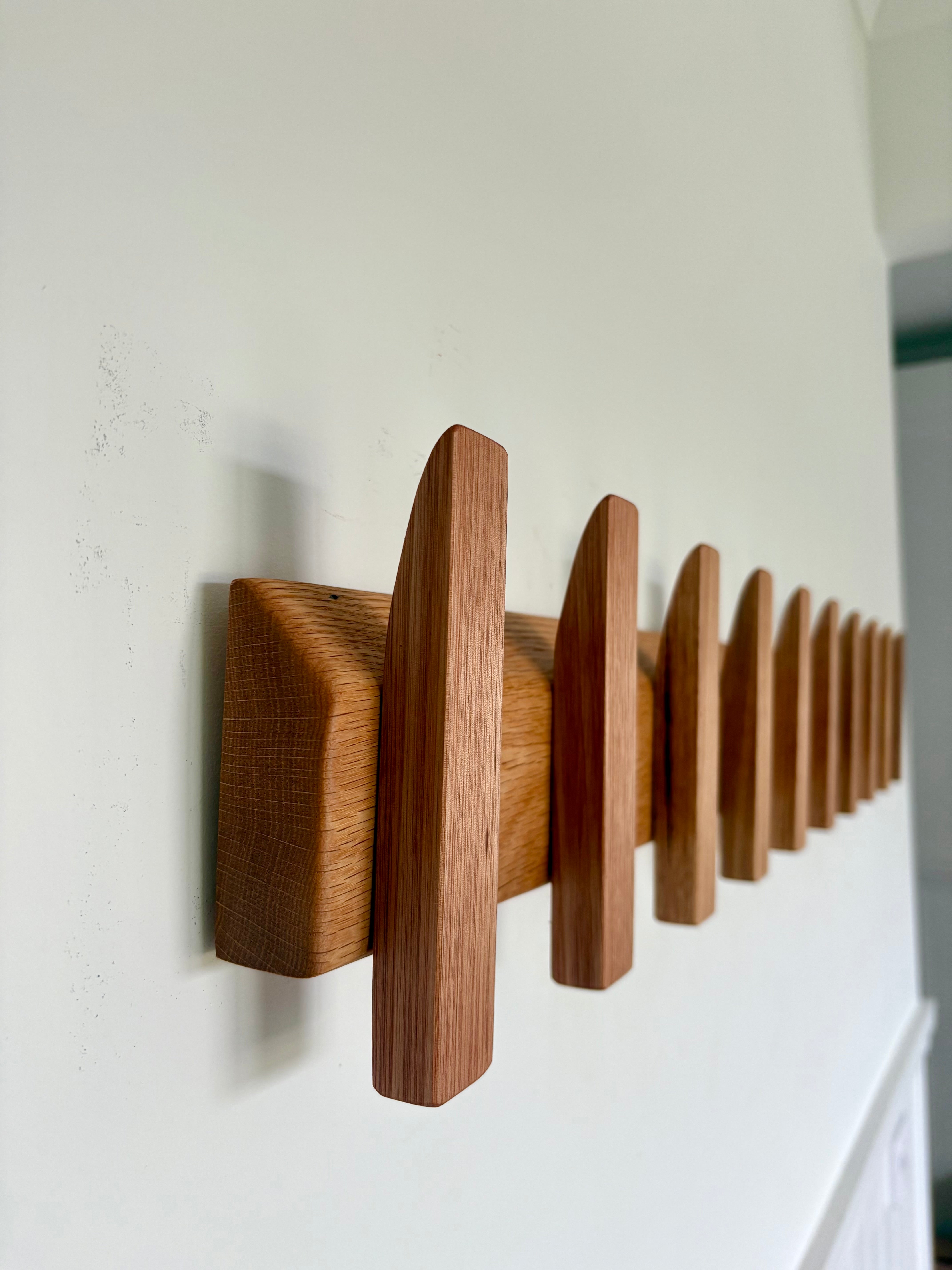No. 3 Tasmanian oak coat rack