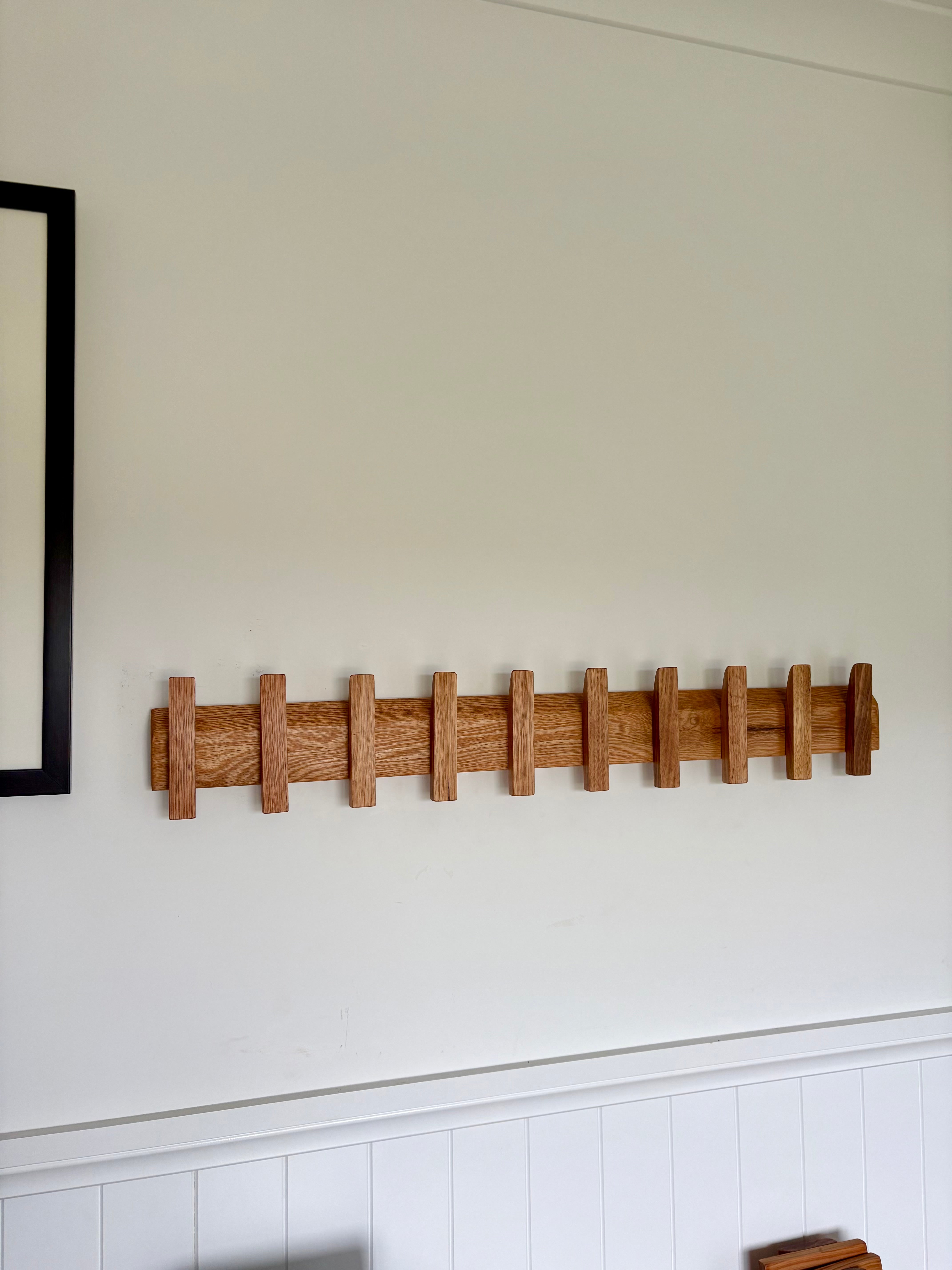 No. 3 Tasmanian oak coat rack