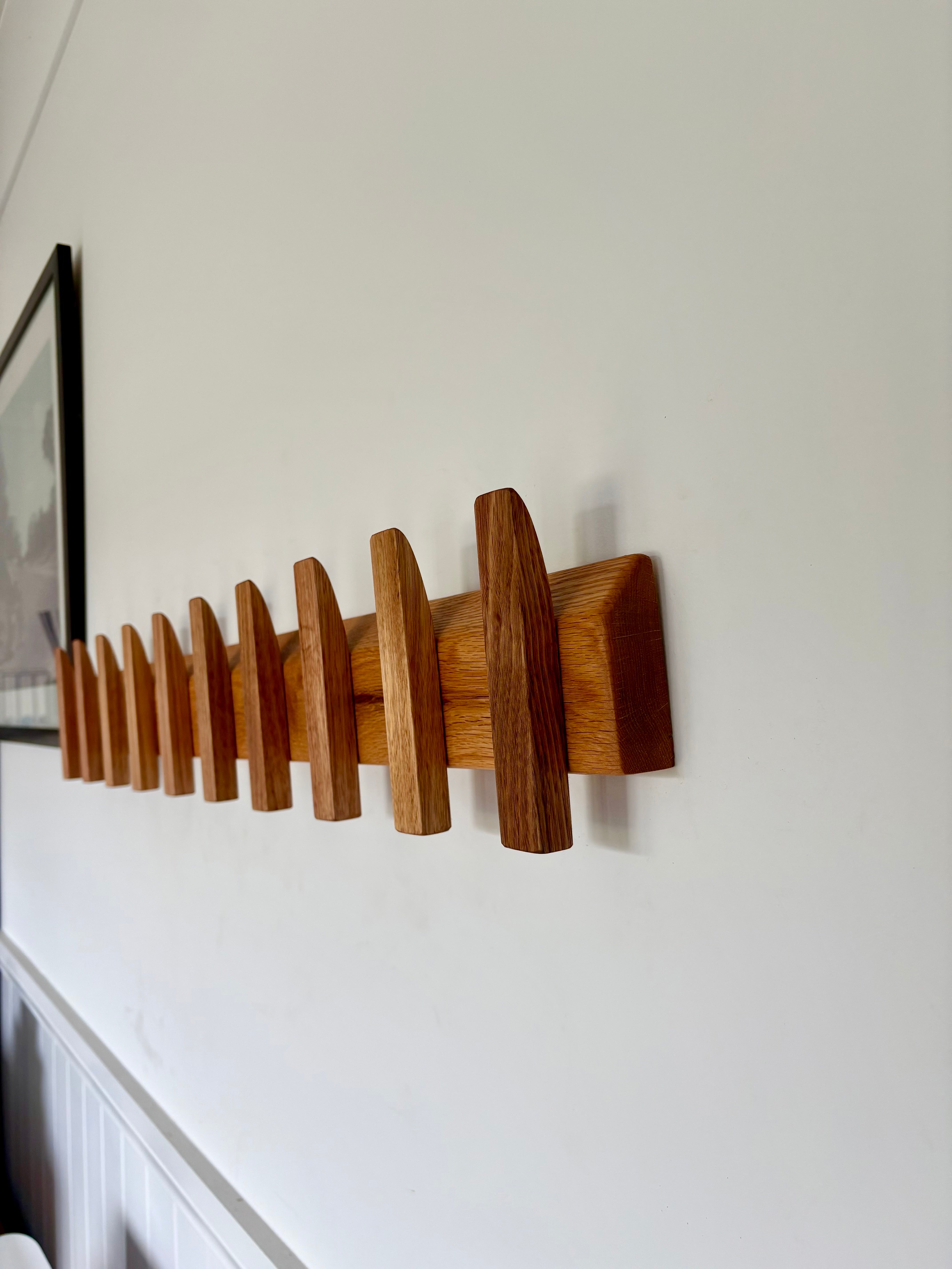 No. 3 Tasmanian oak coat rack