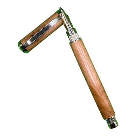 Magnetic Graduate Rollerball Pen – American White Oak with Gold Accents