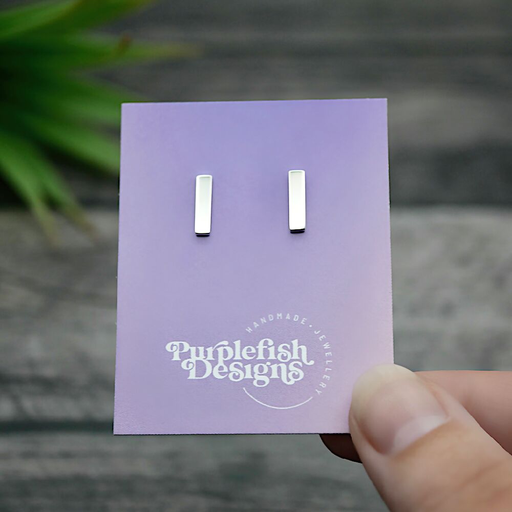 silver bar studs purple card thumb sml