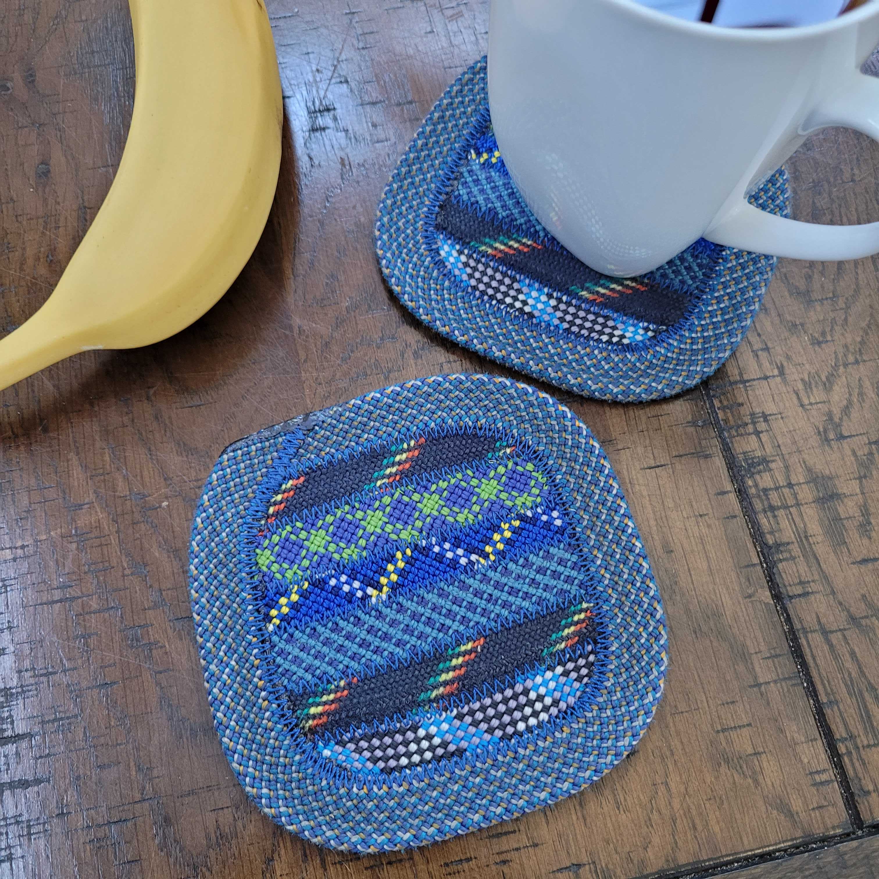Upcycled Rope Coasters [Ocean]