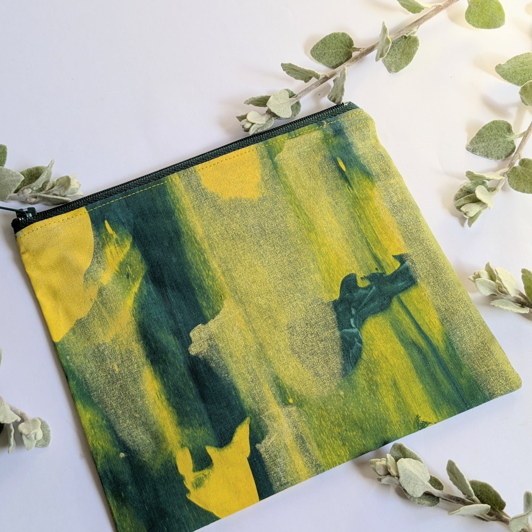 Hand Printed Fabric Pouches