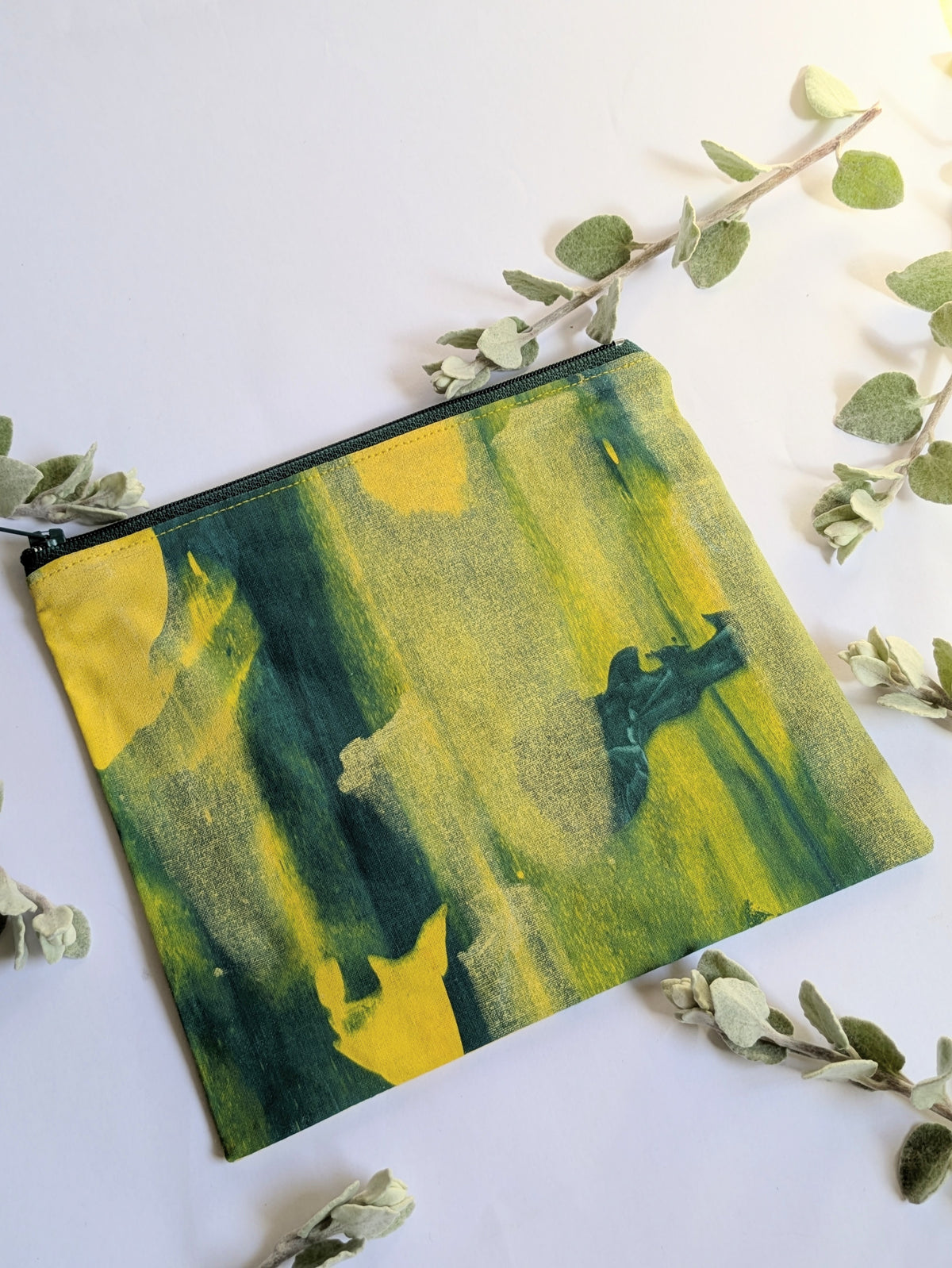 Hand Printed Fabric Pouches