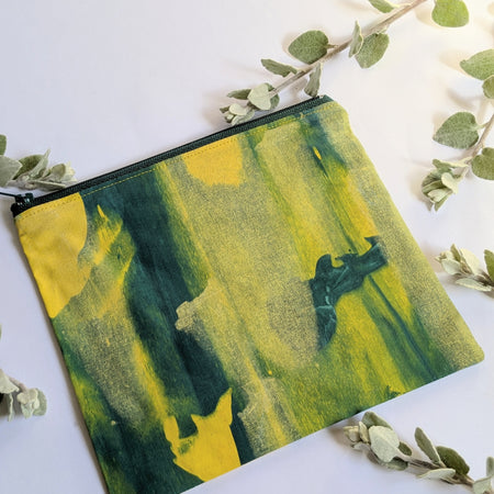 Hand Printed Fabric Pouches