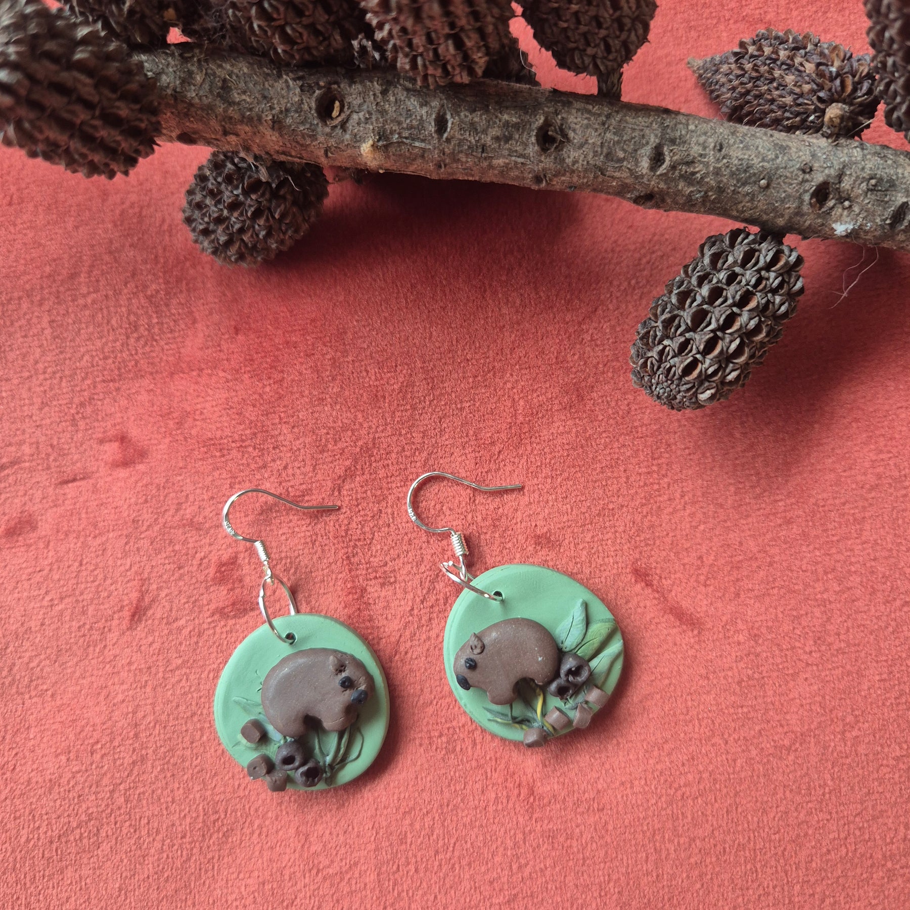 Wombat Earrings