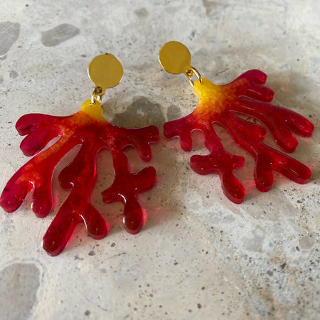 Coral Branch Earrings